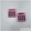 Calculators Wholesale Portable Pocket Scientific Calcator Small Square Student Exam Learning Essential Digit Mini Office School Drop D Dhowq