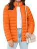 Trench da Donna TACVASEN Piumino con Zip Intera da Donna Invernale Leggero Trapuntato Piumino Caldo Casual Giacca a Vento Oversize Outwear