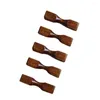 Ensembles de vaisselle 10 pièces porte-baguettes support de support baguettes en métal style japonais repose-bois en bambou