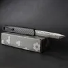 Specjalna ofertaheretik II Auto taktyczne nożem Damascus Tanto Point Blade CNC Lotnictwo aluminium Aluminium Kamping na zewnątrz noża kieszonkowe EDC z nylonową torbą