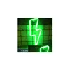 Outros suprimentos de festa de evento LED Home Neon Lightning Shaped Sign Fmination Light USB Decorativo Decoração de Parede para Crianças Bebê Quarto Casamento Dhfou