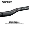 TOSEEK ZF-ONE Mtb Карбоновый руль для велосипеда 31,8*580-720740760 мм Матовый черный руль для аксессуаров для горных велосипедов 240131