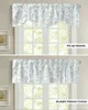 Curtain Leaves Lines Short Window Adjustable Tie Up Valance For Living Room Kitchen Drapes