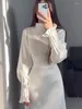 Etnische kleding lente eid moslimjurk vrouwen Abaya slanke fit bloemblaad mouw satijn Marokko feestjurken Ramadan Islam Dubai Arab Long Robe