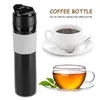 Kaffekrukor 350 ml Portable Press Bottle Tea Maker Drinking Water Cup för resor