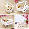 Decorative Objects Figurines Ballet Dancer Piano Music Box Classical Dancing Fairy Musical Rotary Ballerina For Home Furn Homefavor Dhtae