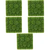 Dekorativa blommor Simulerade Moss Foam Flower Arrangement Plants Artificial Board Wall Fake inomhus