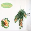 Artificial Lingxiao Flowers Rattan Trees Leaves Indoor Ceiling Water Pipes Green Plants Entanglement And Shielding Decoration 240127