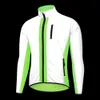 WOSAWE High Visibility Cycling Jacket Windproof Night Glowing Running Waterproof Reflective Bike Jacket Men Winter Windbreaker 240129