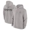 New Orleans''Saints''men Fanatics märkesvaror Black Defender Evo Full-Zip Hoodie