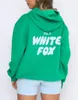 Designer tracksuit women white fox hoodie sets two 2 piece set women clothes clothing set Sporty Long Sleeved Pullover Hooded Tracksuits Spring