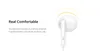 Realme Buds Classic Wired Earphone Type C 3.5mm in-are سماعة الرأس 14.2 مم محرك الصوت HD Microphone المدمج للهاتف الذكي