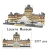 Blocchi Colosseo Museo del Louvre Sfinge Diamante Edificio Micro Capitol Città Mattoni Parigi Torre Eiffel Londra Big Ben Architettura 2211 Dhgay