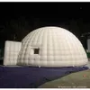 Atividades brancas, seguradores infláveis igloo tendão ao ar livre de eventos de eventos de festa com soprador de ar para publicidade e decoração