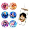 Prezent Japońska kreskówka One Piece UV DTF Transfer Stider Waterproof Transfers Naklecenia na naklejki 16 uncji szklane kubki