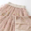 Clothing Sets Kids Girls Outfits For Flower T-shirt Solid Color Top Korean Skirt Suits Summer Clothes 6 8 10 12 Year