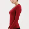 Women TShirts Builiin Bra Padded Stretchable Modal Tops Tshirts Long Sleeve Plain Sexy Casual Korean Spring Autumn SA0067 240118