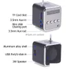 Radio Tdv26 Mini Fm Digital Portable Speakers Wreceiver Support Tf Card Builtin Line In O Input Interface U Disk 230830 Drop Deliver Dhyuv