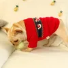 Одежда для собак, зимний свитер, приятный для кожи котенок, круглый воротник, рождественская ветрозащитная модная одежда для домашних животных, кошек, падение