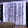 Strängar 3M/4M/6M USB FESTOON String Light Fairy Garland Curtain Juldekorationer för hemmalamp