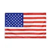 Bannervlaggen Amerikaanse vlag 3X5 Ft 210D voor buiten Duurzaam Heavy Duty Luxe geborduurde ster met felgekleurde messing doorvoertules Pre Dhwju