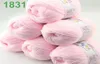 Många 6 bollar x 50g kashmir silkes sammet barn garn baby rosa 18311266678