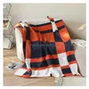 Decken Brief Kaschmirdecke Plaid-Stil für Betten Sofa Fleece gestrickte Wolle Home Office Drop Lieferung Gartentextilien DHSGU