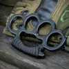 Draagbare zelfverdedigingsartikelen voor buiten verwijst naar Tiger Designers Ringhoes Verdikt levensreddend touw met vier vingers Handsteun en vuistverdedigingsuitrusting QJV3