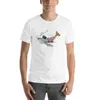 Polos masculinos Pirate Whale T-Shirt Edição Plus Size Tops Camisetas Pretas Para Homens