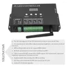 Contrôleurs H807SA H807SBWifi 8/4 ports DMX/Artnet vers SPI LED Pixel Controller avec carte SD pour WS2811 WS2812 WS2812b WS2815 Strip Light