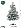 Noel Süslemeleri 45/60cm Beyaz Kar Tanesi Ağacı Dekorasyonu 2024 Merry Party Home Desktop Navidad Xmas Hediye Yıl dekoru