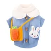 Dog Apparel Pet Sweater Winter Puppy Carrot Backpack Jumper Teddy Warm Clothes Casual Than Bear Two Legs XS-XL