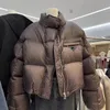 Designer Jacket Womens Down Parkas Long Sleeves Coat Puffer Women Jackets With Embroidery Budge Warm Coats Windbreaker S-3XL