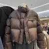 Giacca da donna Piumino Parka a maniche lunghe Cappotto Puffer Giacche da donna con ricamo Budge Cappotti caldi Giacca a vento S-3XL