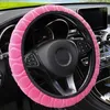 Steering Wheel Covers 37-39CM Car Soft Warm Plush Cover For Women Winter