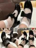 Dress Shoes 2024 Spring Patent Leather Black High Heels Thick Heel Fairy Bow Small Fragrant Wind Single Women Mary Jane