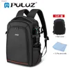 Camera Bag Accessories Puluz Outdoor Dual axlar Ryggsäck Handhållna PTZ Stabilizer Bag Rain Cover för digitalkamera/DJI Ronin-SC/Ronin-S YQ240204