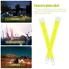 150pcs Glow Sticks with Hook 6 inch Fluorescence Light for Hiking Camping Outdoor Emergency Concert Party 240126