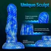 Dildo Dong Drago Aotian Gel di silice liquido di colore misto Super grande simulazione pene femminile Divertimento prodotti per adulti