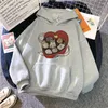 Felpe con cappuccio da donna Hamster Women Y2k estetica Harajuku grafica stile coreano vestiti Hoddies tuta Kawaii femminile