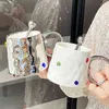 Muggar 360 ml nordiska keramiska kaffemugg med rörsked diamantdekorativ drickskopp diswasher säker söt drinkware