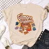 Kvinnors T -skjortor Gilmore Girls Shirt Women Manga Harajuku rolig tshirt tjej anime kläder