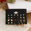 Stud Earrings IFMIA Bohemian Pearl Crystal For Women Studs 2024 Trendy Unusual Set Fashion Jewelry Gifts