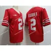 NCAA OSU OHIO State Buckeyes College Football Jersey NCAA Marvin Harrison Jr. Emeka Egbuka Kyle McCord Justin Fields Treveyon Women Men Y H High Igh