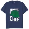 T-shirts pour hommes J'ai Glisse Chef Chemise Drôle Film Français Citations Fans Art Tee Tops Haute Qualité Coton Unisexe Casual T-shirts Taille UE