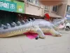 Gros 10 m décoration publicitaire extérieure crocodile réaliste gonflable géant exploser gros ballon alligator