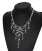 Hanger Kettingen Vintage Bohemen Kwasten Gothic Punk Skeletschedel Ketting Sieraden Persoonlijkheid Overdrijven Verklaring