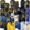 Stephen Curry Andrew Wiggins Basketbol Formaları Klay Thompson Draymond Green 2024 Şehir Gömlek Edition Blue Black Jersey