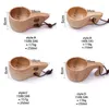 Tasses 150/250ml Style japonais bois tasse à thé Portable maison tasse à café thé tasses à lait manuel outils de cuisine Drinkware