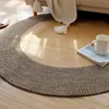 Dywany okrągły dywan dwustronny retro w stylu nordyckim obszarem okręgu podłogi mały dywan do sypialni korytarz